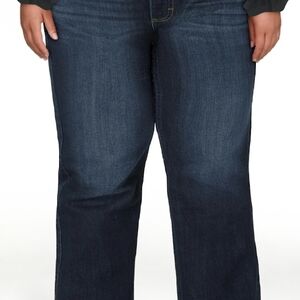 Lee Women's Deep Indigo Straight Leg Jeans